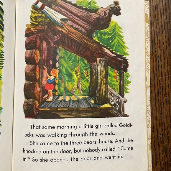 The Three Bears vintage children’s book. Little Golden Book, 1981 - Picture 5 of 8